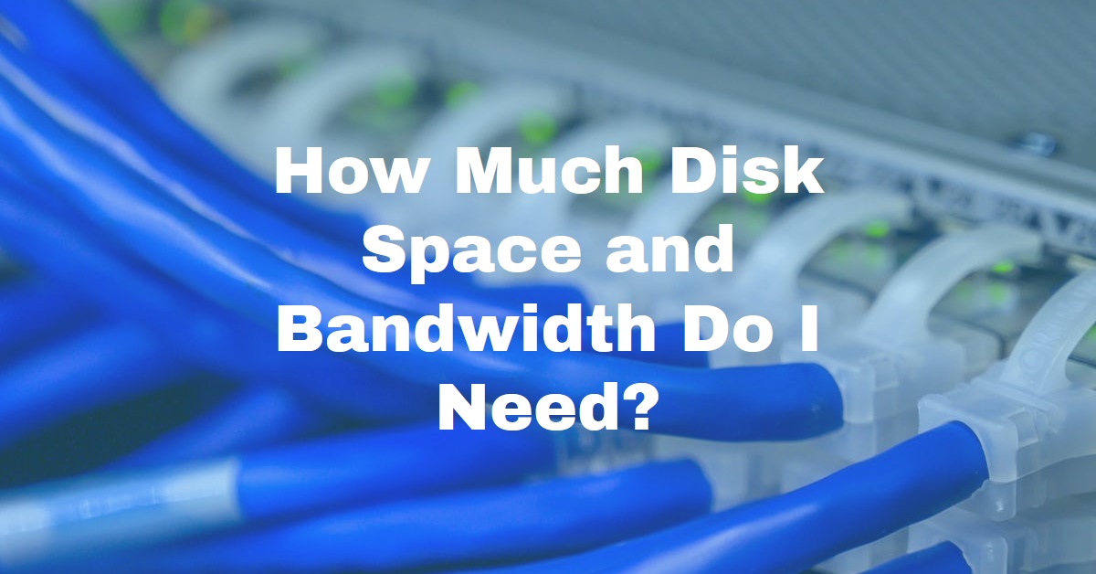 How much storage do I need for my website