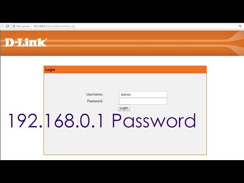192.168.0.1 - Login Admin