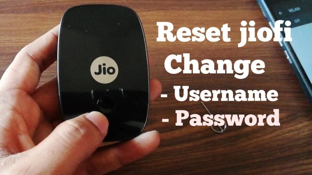 Reset JioFi