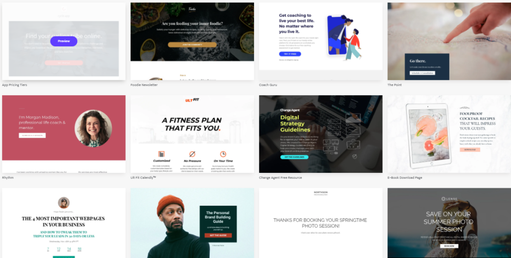 Create Landing Pages