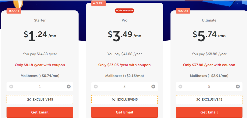 Namecheap email