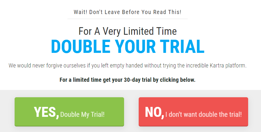Kartra 30 Day Trial
