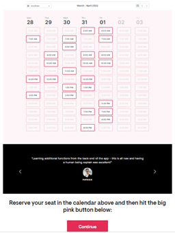 Select the Course